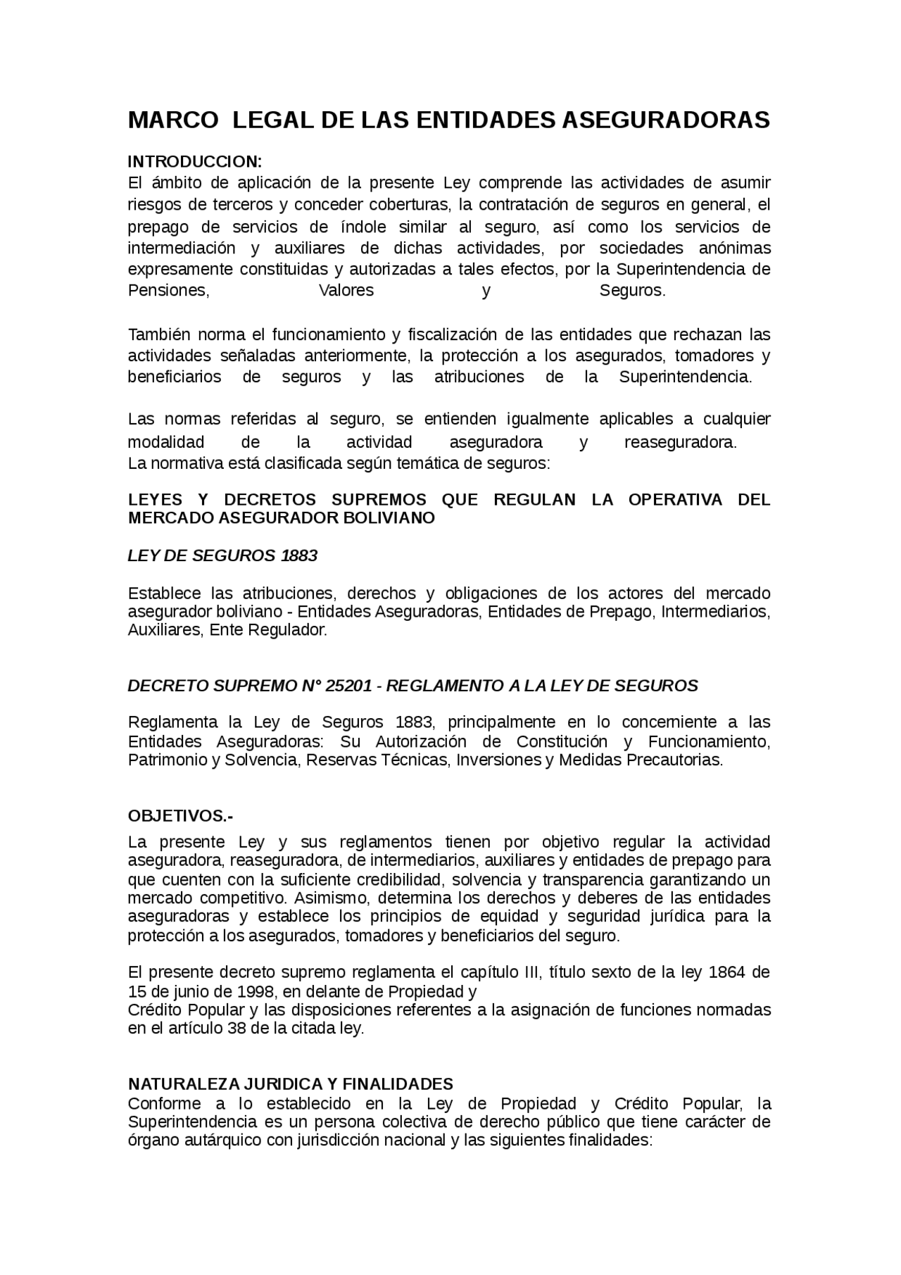 Marco Entidades Financieras Docsity