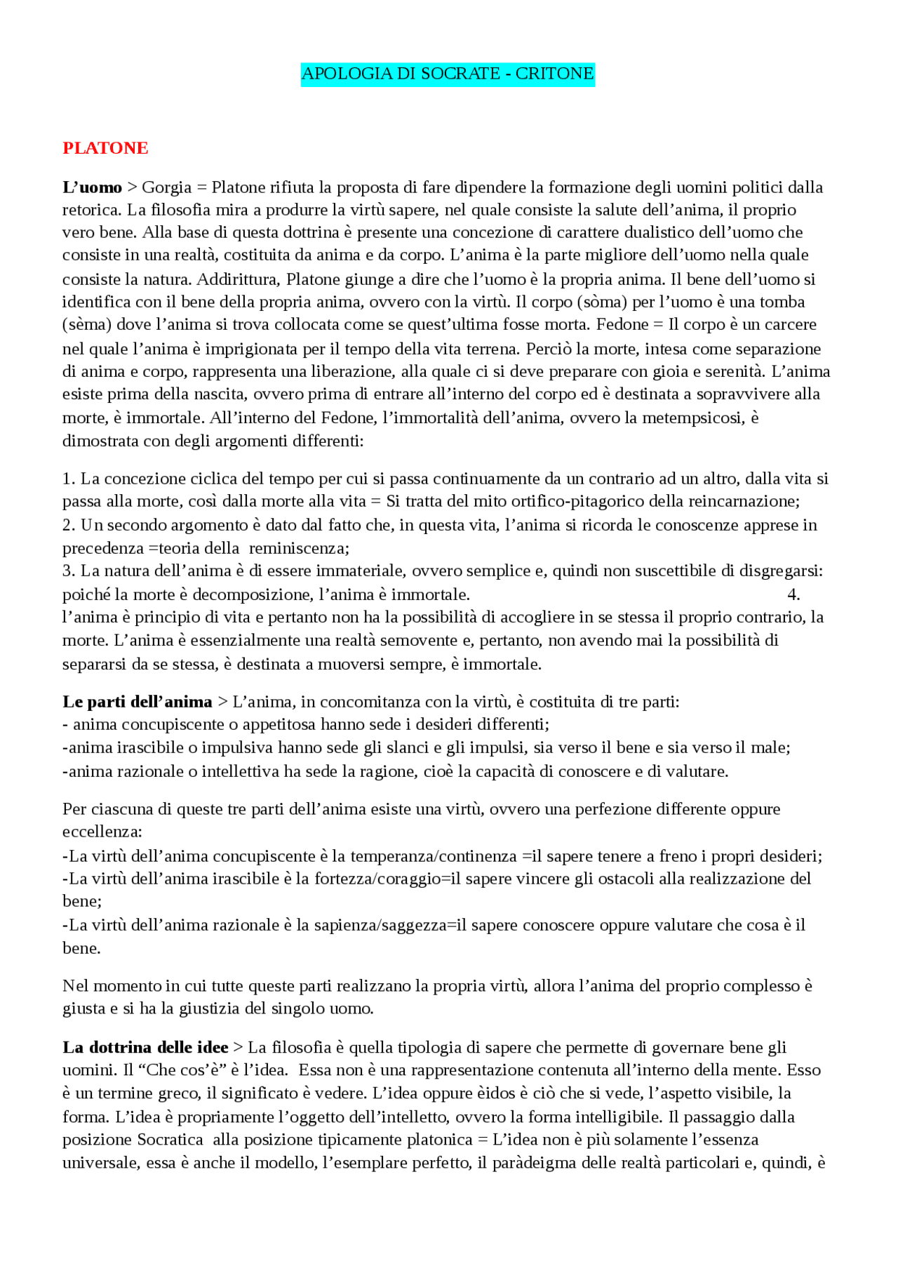 Apologia di Socrate e il Critone Platone Docsity Apologia di Socrate e il Critone Platone Docsity