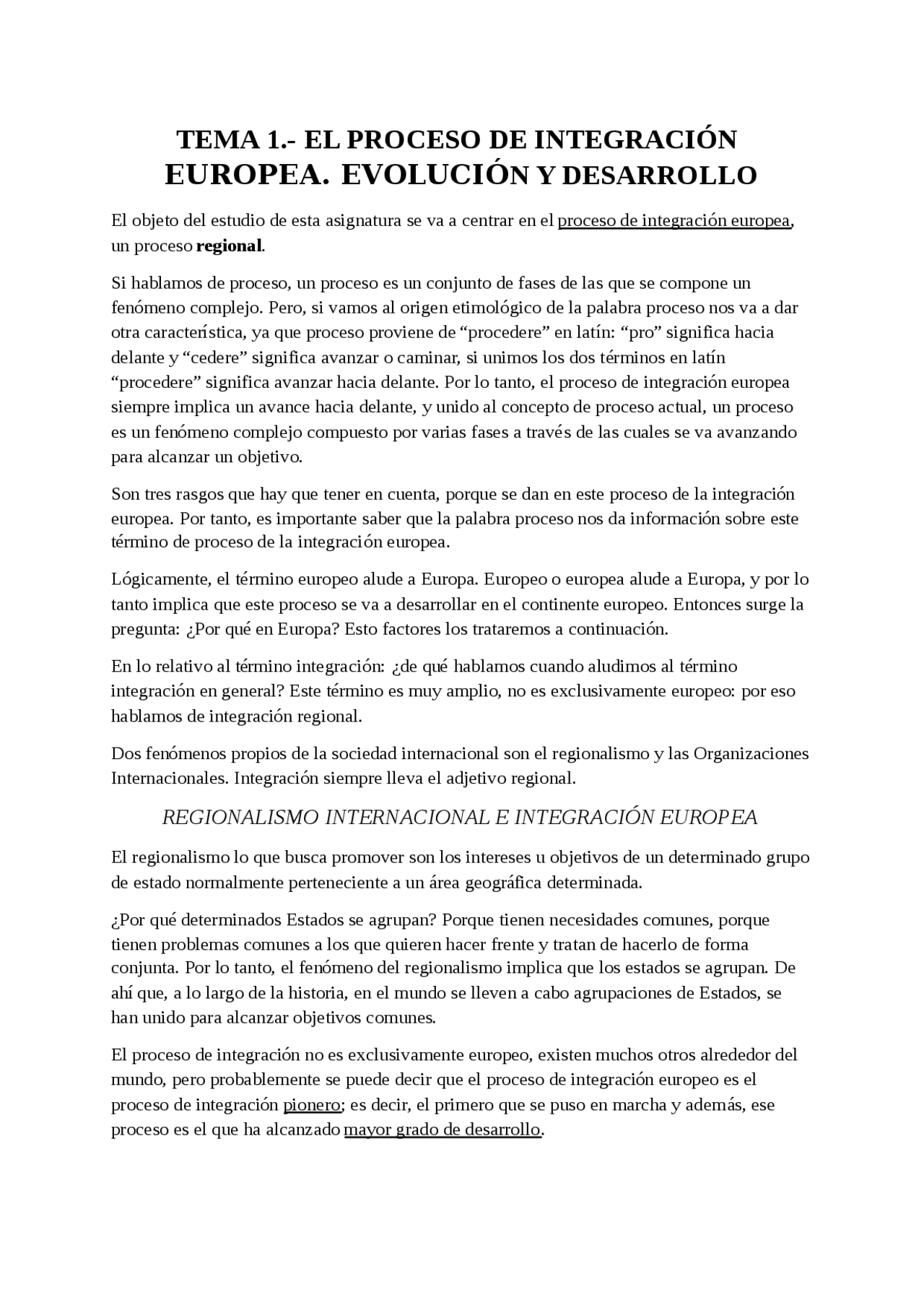 Instituciones de la UE - Docsity