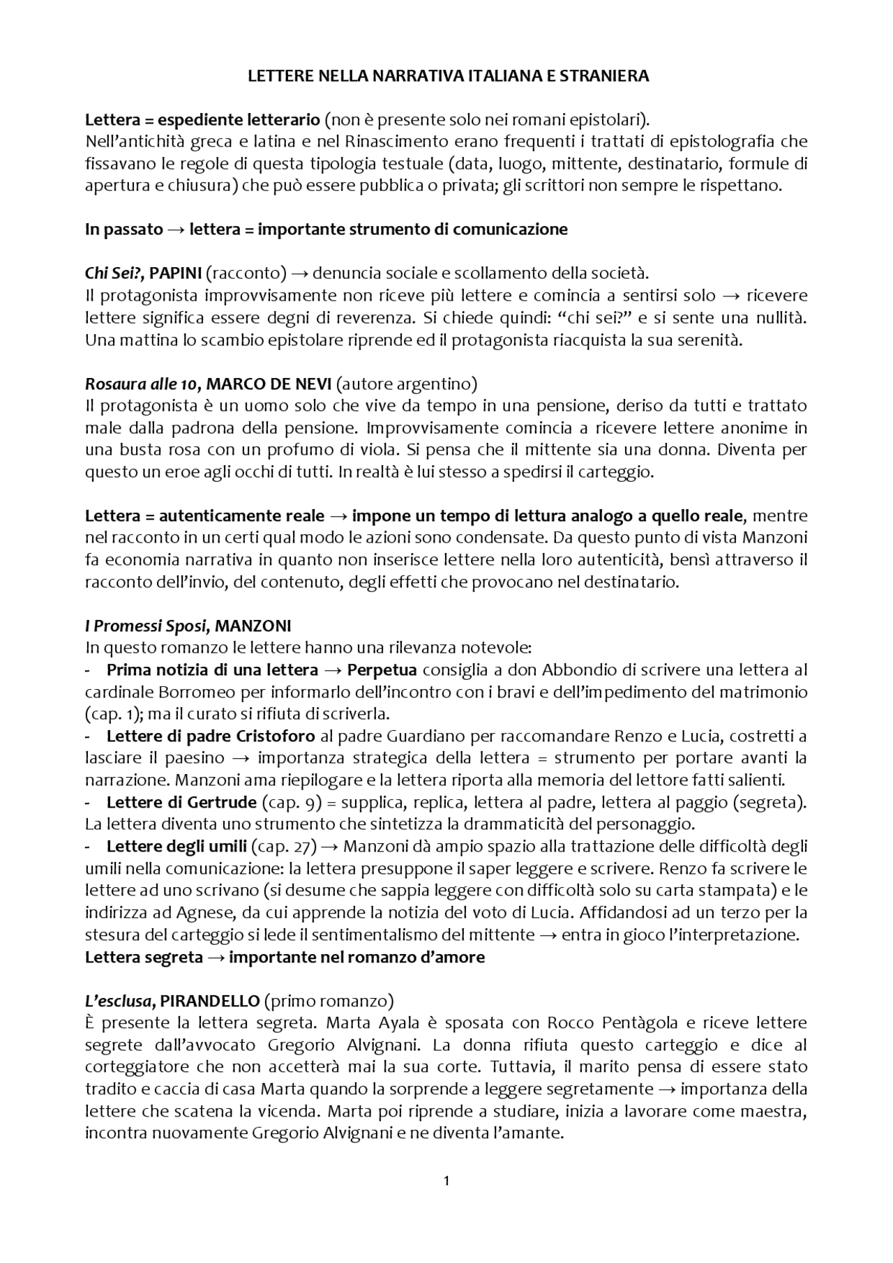 Il romanzo epistolare Docsity Il romanzo epistolare Docsity