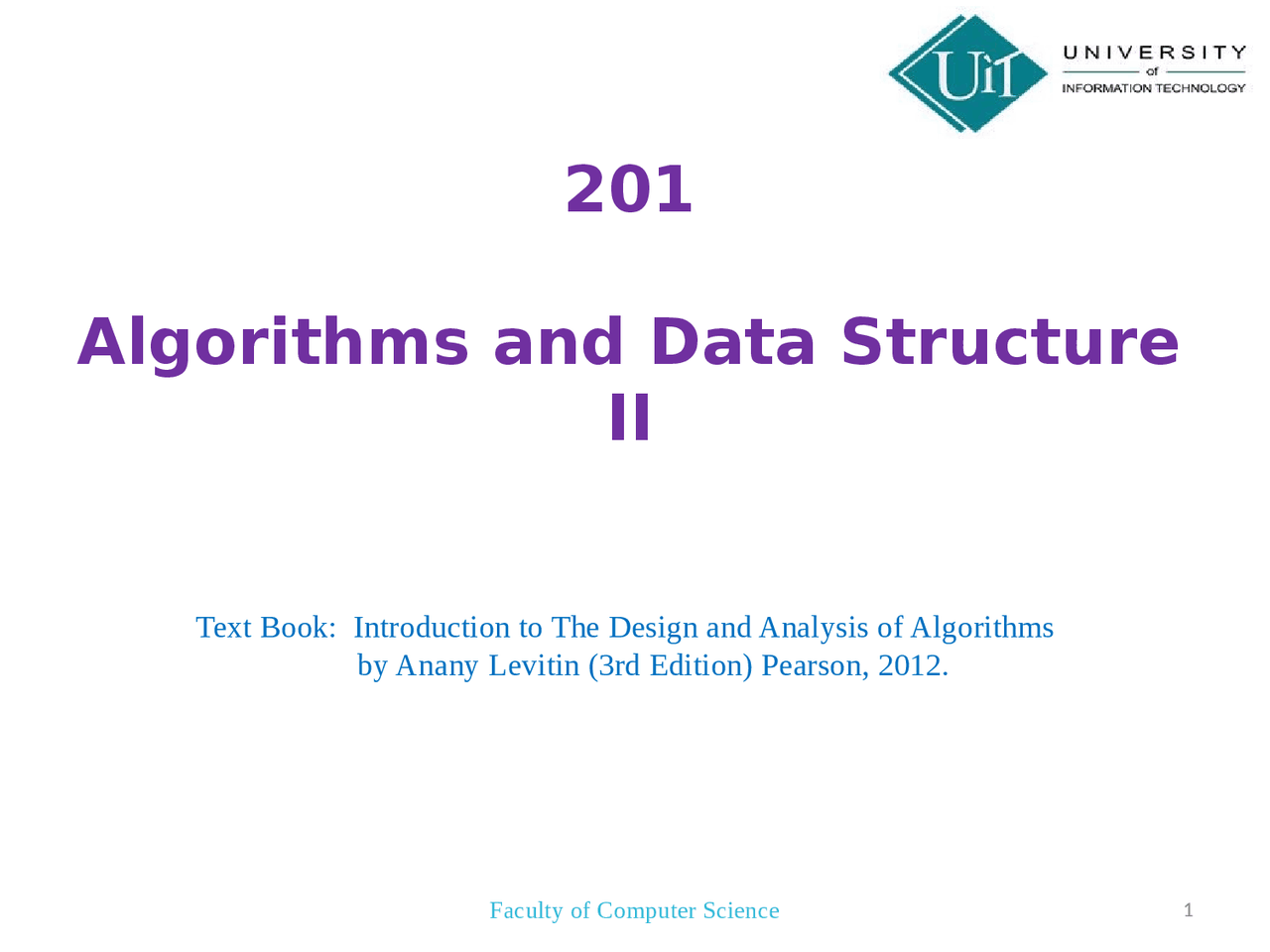 Intro to algorithms(Designs and Analysis of algorithms) - Docsity