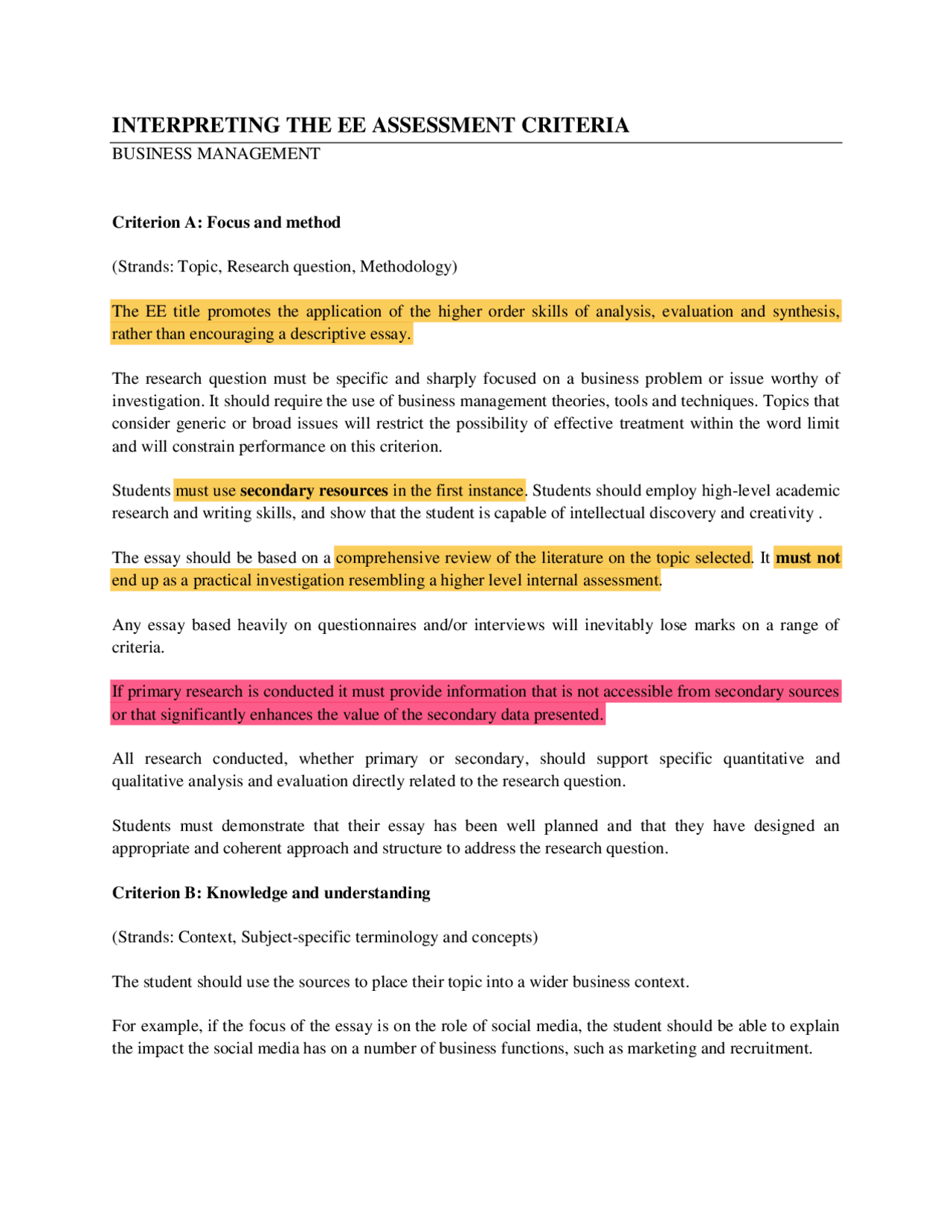 BM Extended Essay Guidelines Docsity BM Extended Essay Guidelines Docsity