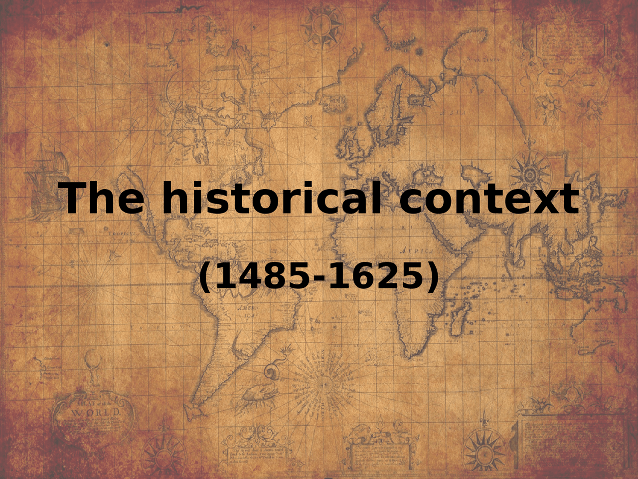 The historical context - Docsity