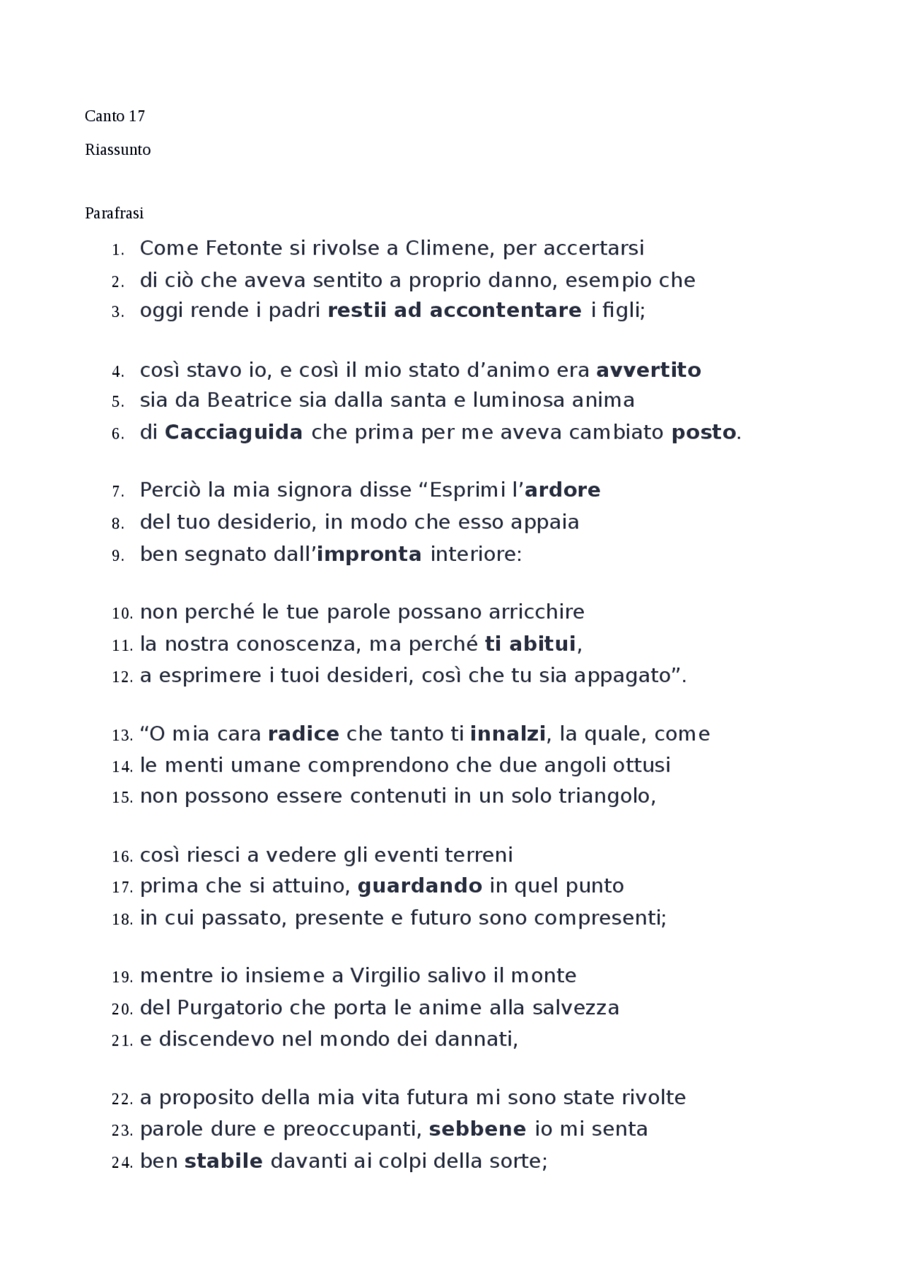 Dante canti inferno paradiso e purgatorio,