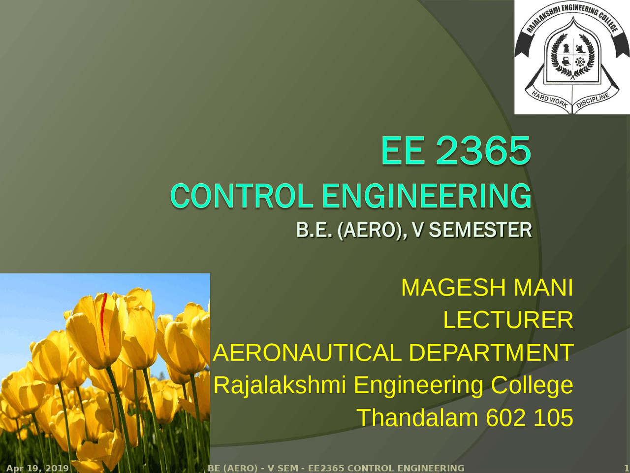 Control engineering fundamentals | Lecture notes Electronics | Docsity