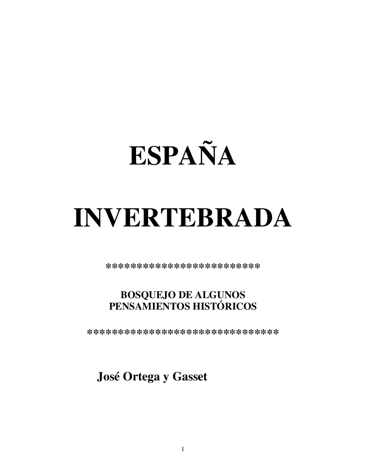 Espana Invertebrada Por Ortega Docsity