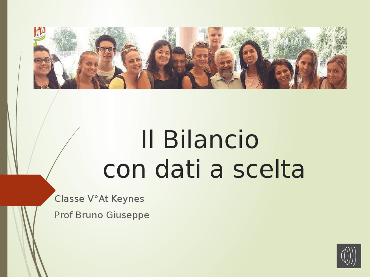Il Bilancio con dati a scelta | Esercizi di Economia aziendale | Docsity