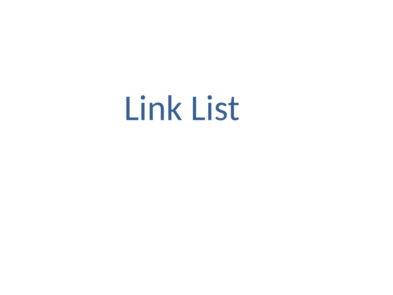 Link List ( Data Structure and ALgorithms ) - Docsity