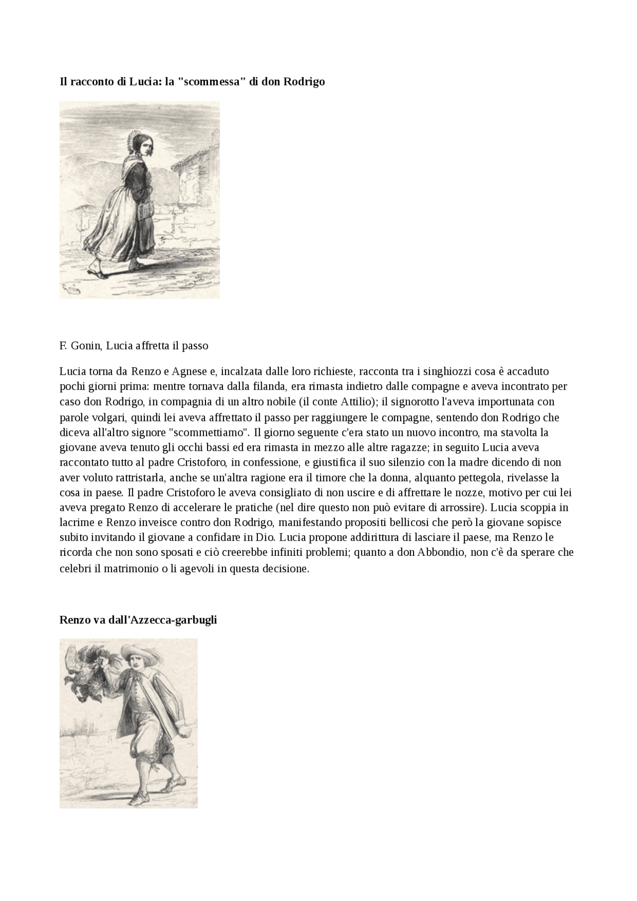 Capitolo 3 promessi sposi Docsity Capitolo 3 promessi sposi Docsity