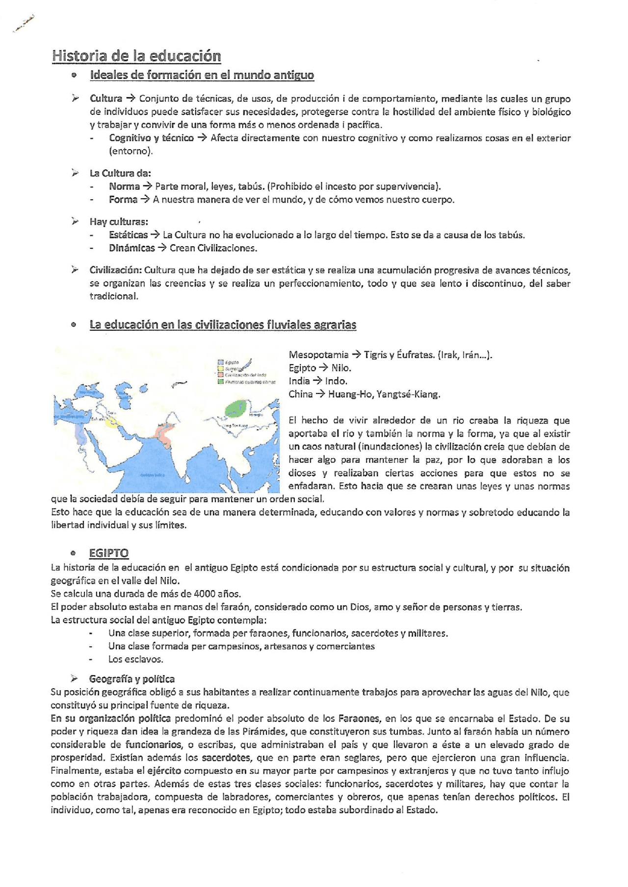 Apuntes Historia de la Pedagogia - Docsity