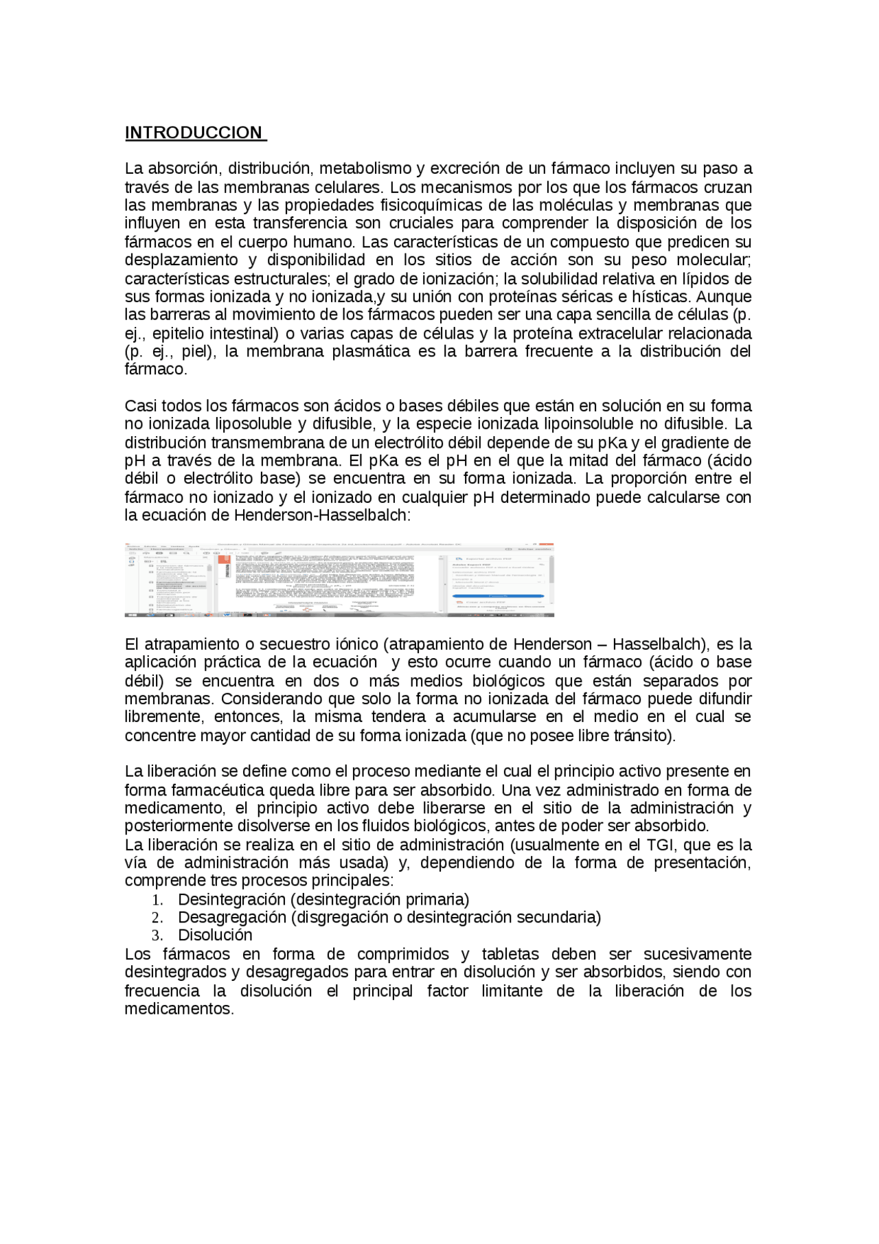 Cuanto Tarda Una Capsula En Disolverse En El Estomago INFORME DE FARMACOLOGIA - Docsity