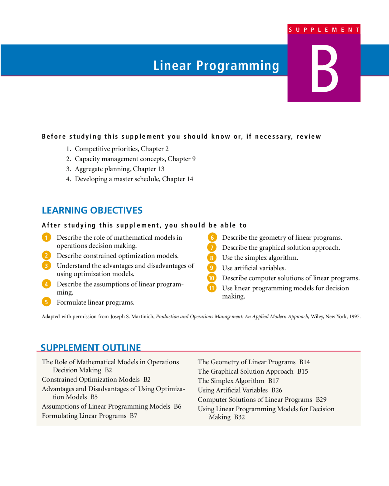 Linear Programming in Operation Research | Lecture notes Statistics ...