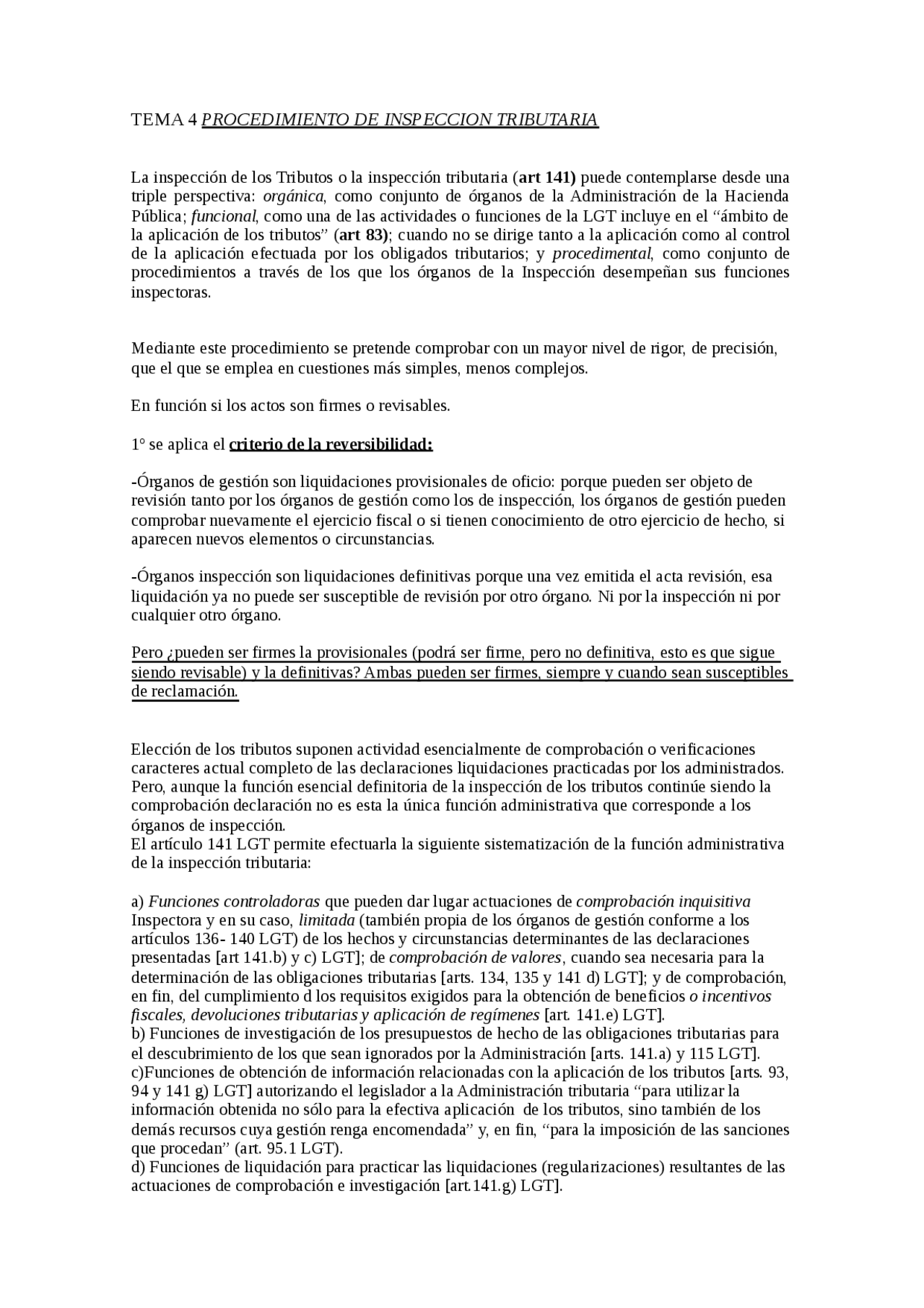 Inspección tributaria Docsity Inspección tributaria Docsity