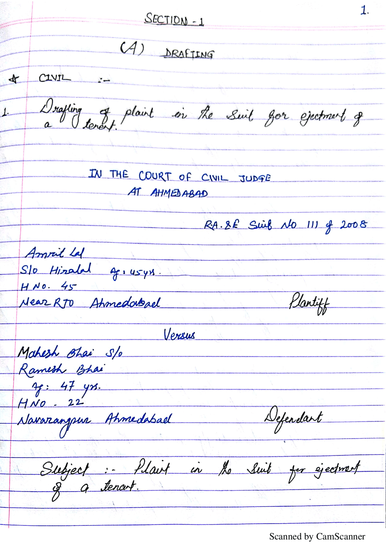 New Law Draft Example LAW DRAFTING EXAMPLE - Docsity