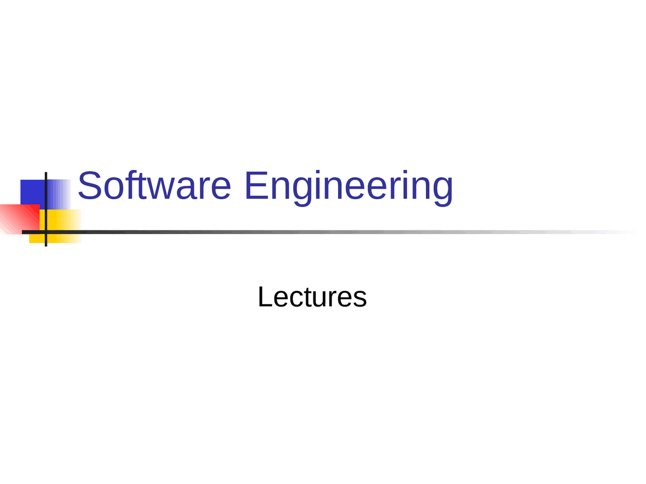 Software Engineering lecture notes - Docsity