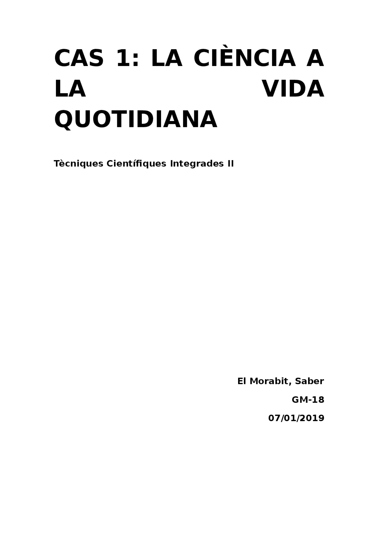 Recull de Dades Cas 1 TCI II Docsity Recull de Dades Cas 1 TCI II Docsity