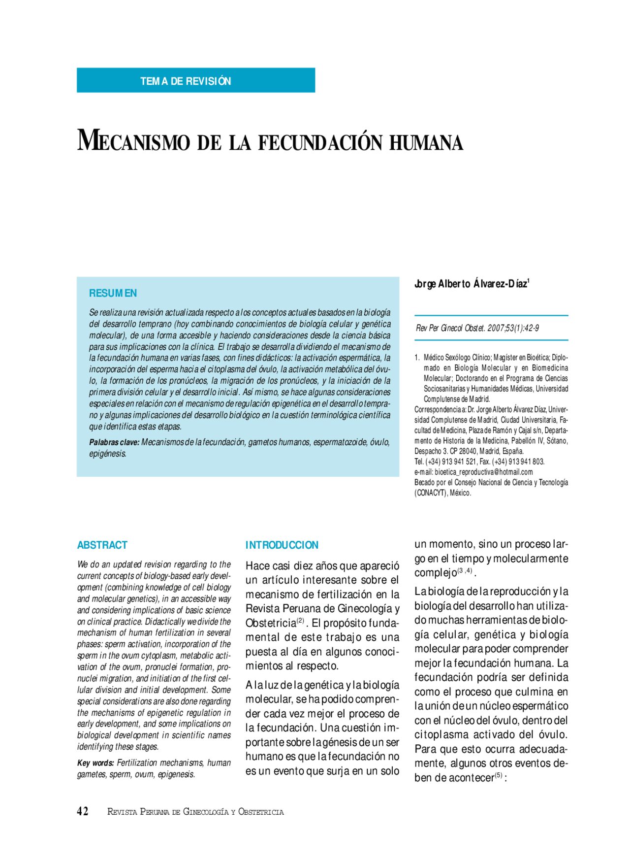 Mecanismos De Fecundacion Humana Docsity
