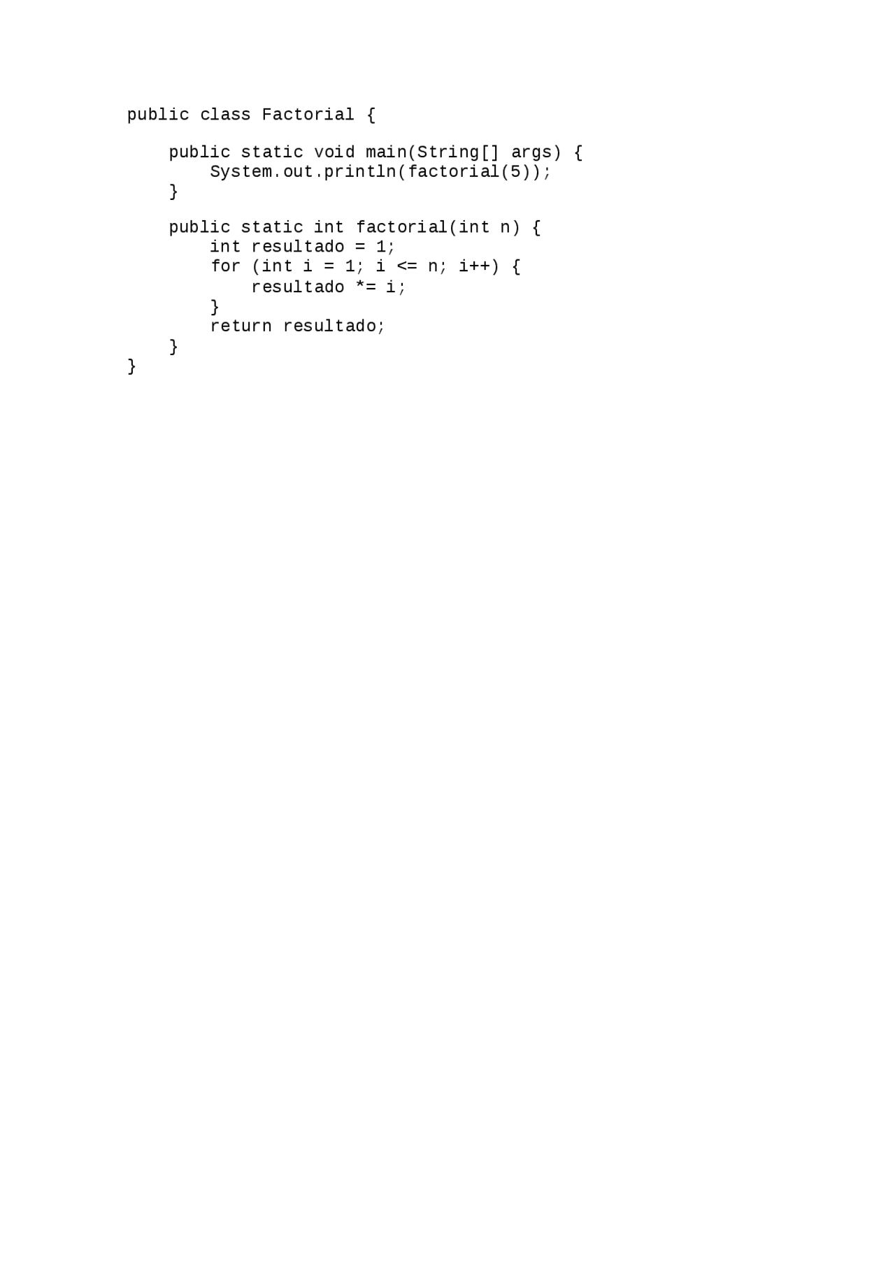 Ciclos en Java utilizacion del ciclo for - Docsity
