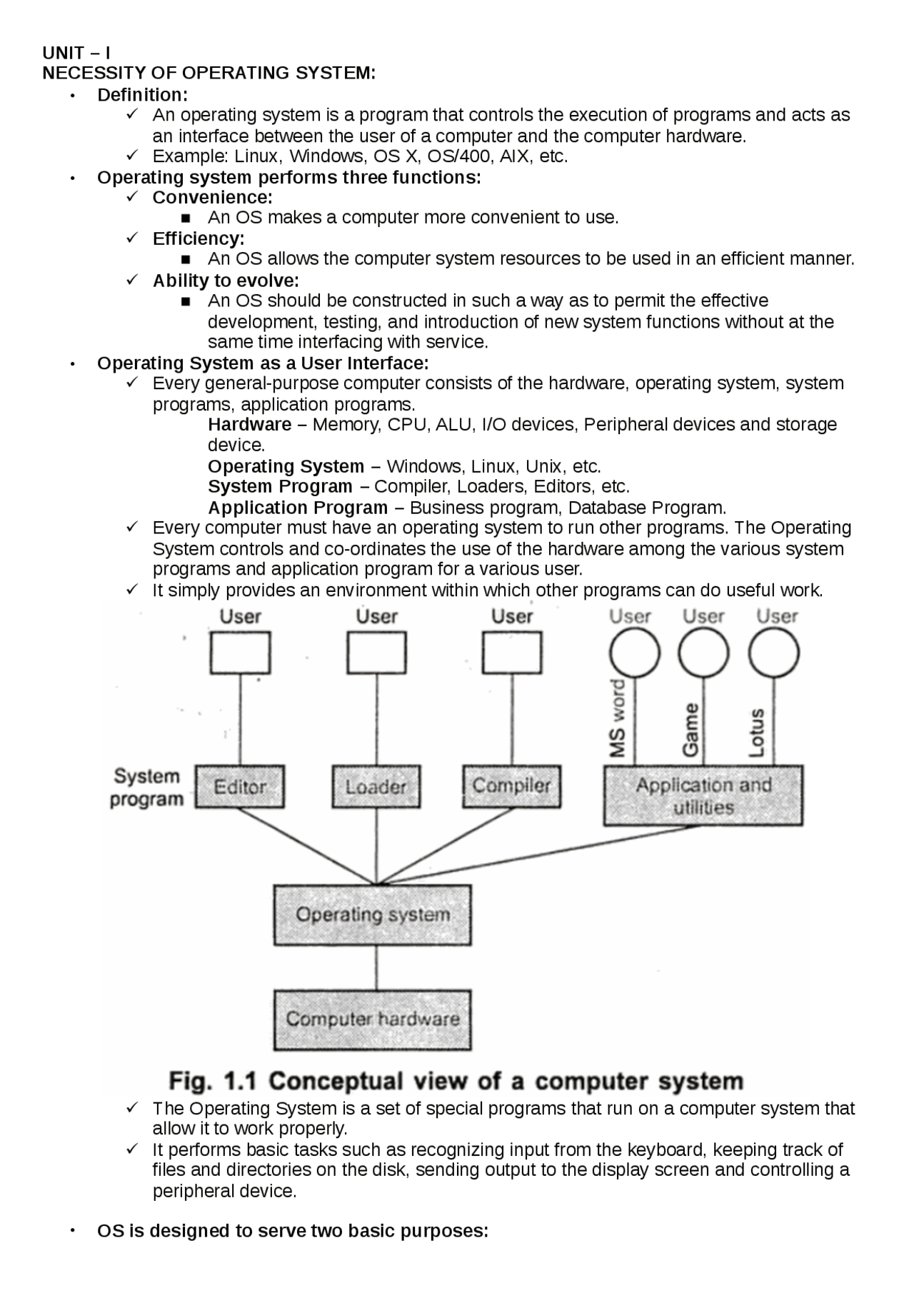 Operating System Notes - Docsity