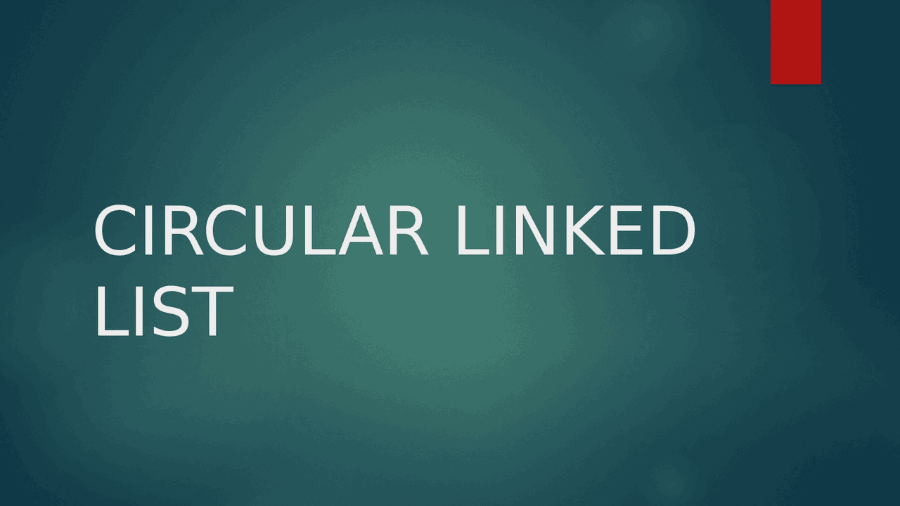 Circular Linked List | Lecture notes Data Structures and Algorithms ...