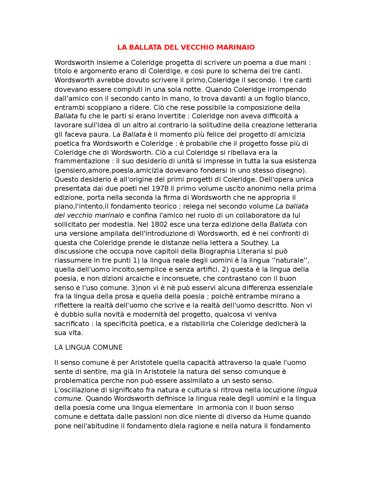 la ballata di renzo testo