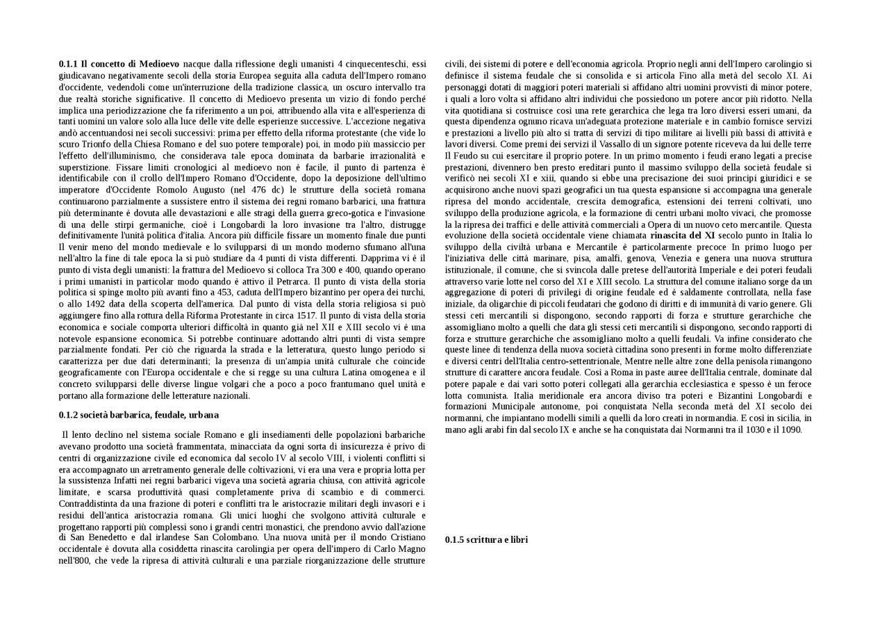 Storia della letteratura italiana ferroni - Docsity