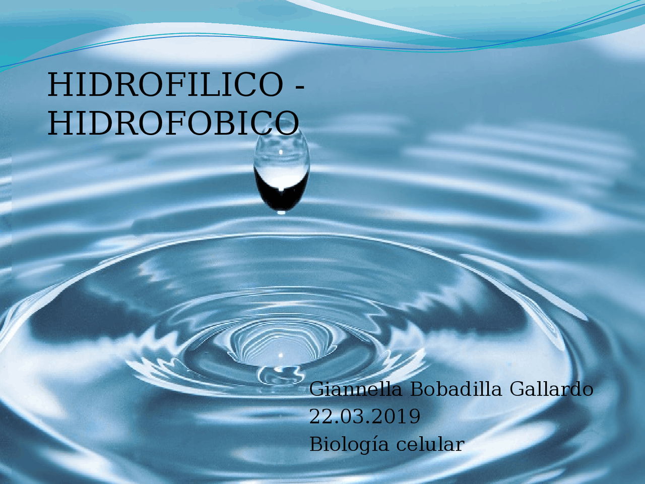 O Que é Hidrofilico - RETOEDU
