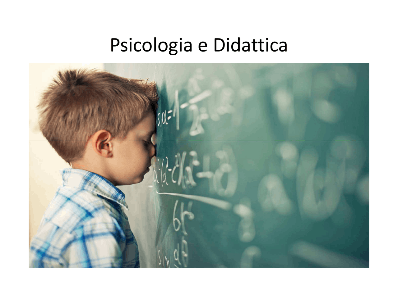 Slide pedagogia 2 lezione 3 - Docsity