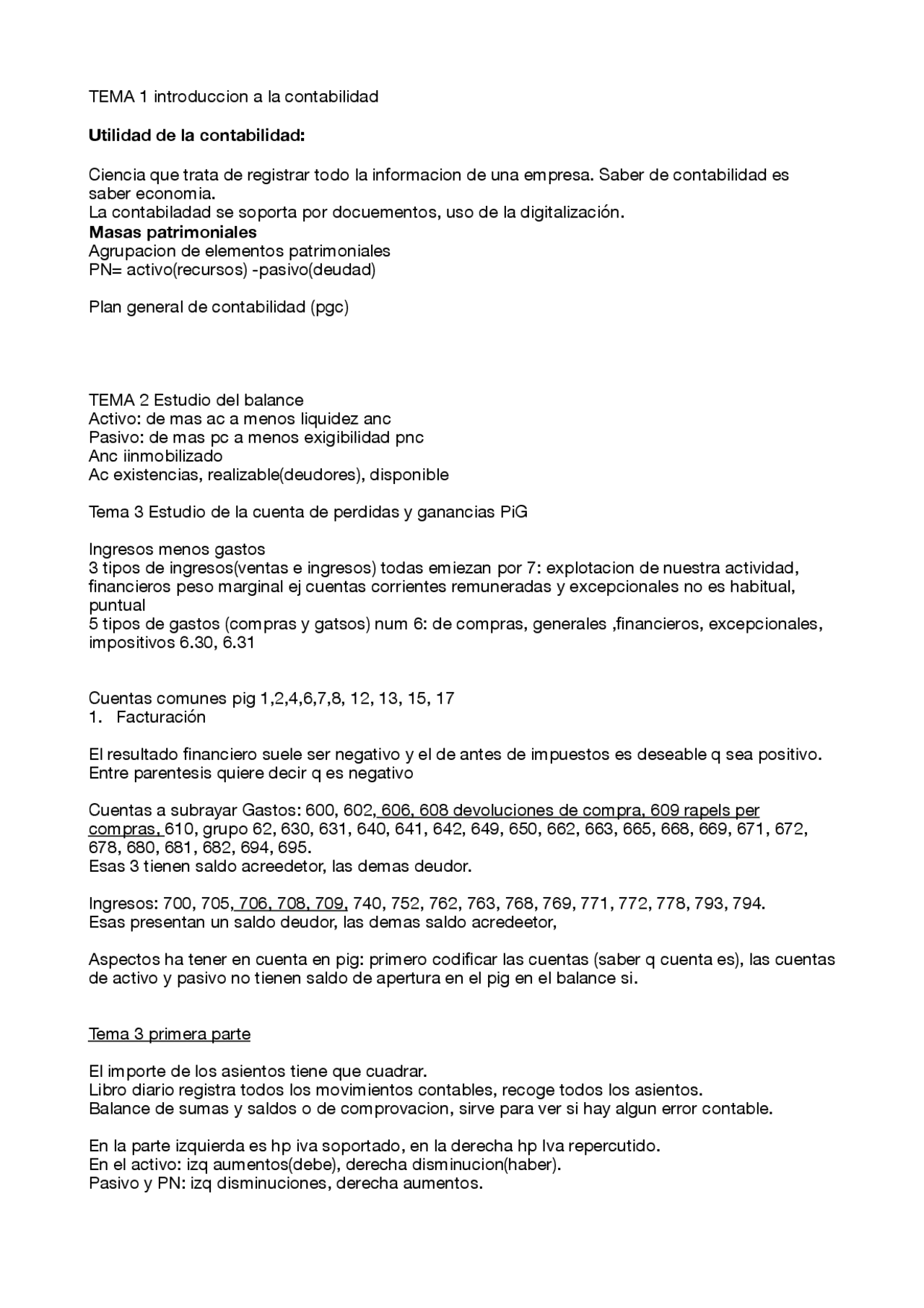 Contabilidad Primero De Carrera Study Notes Of Financial Accounting