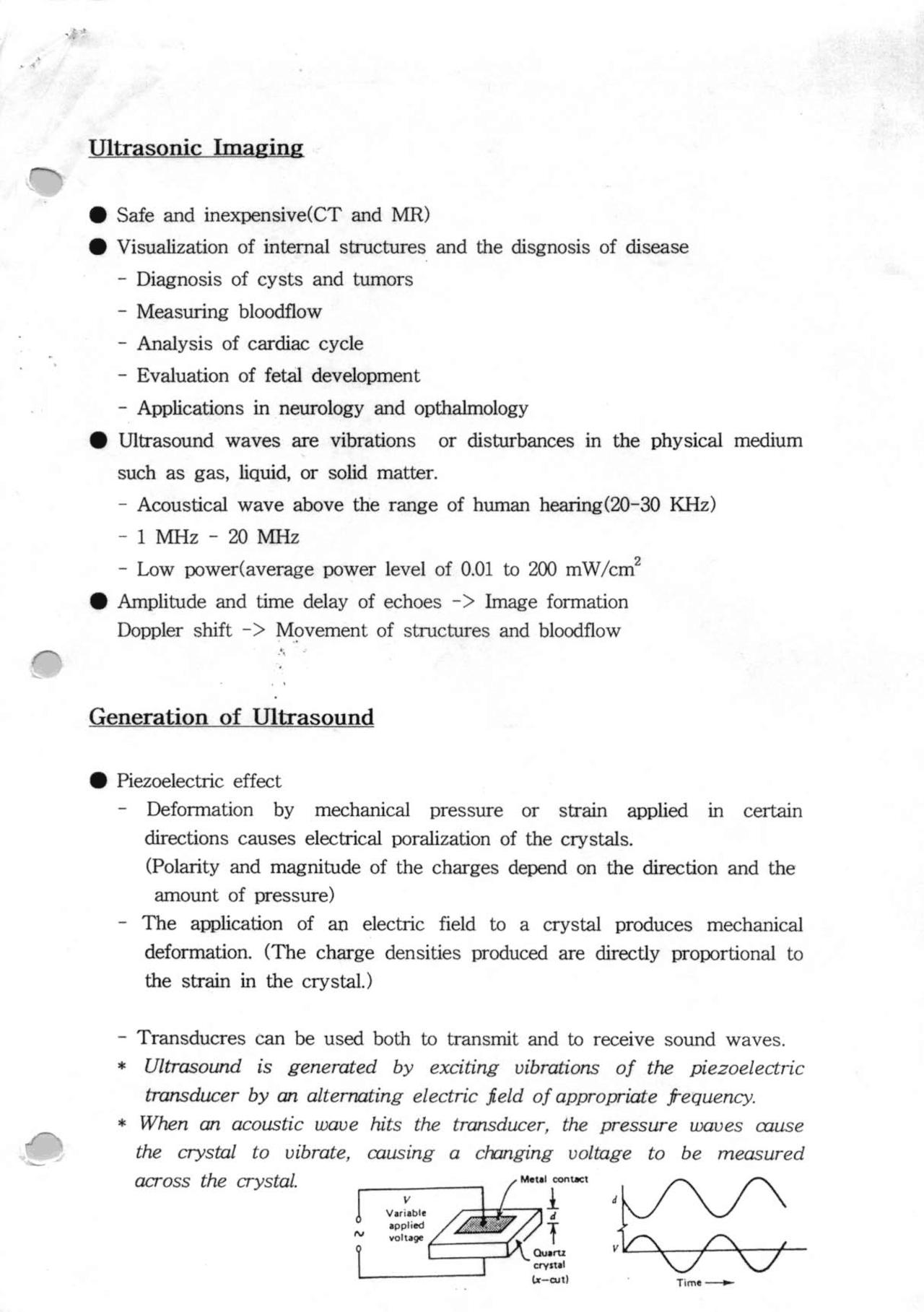 Biomedical lecture note - Docsity