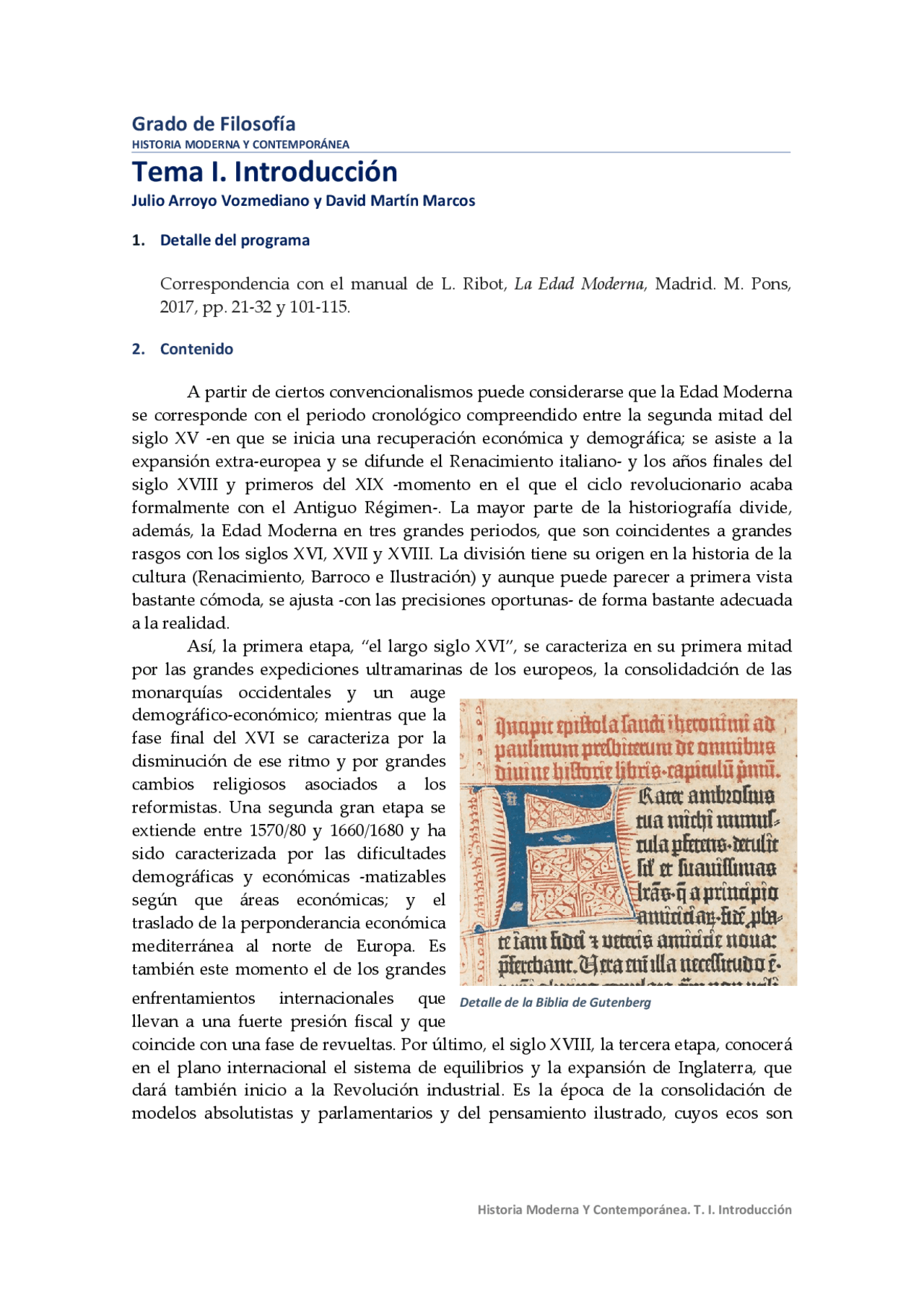 Apuntes Historia Contemporanea 1 Bachillerato Tema 1, Resumen historia moderna y contemporanea - Docsity