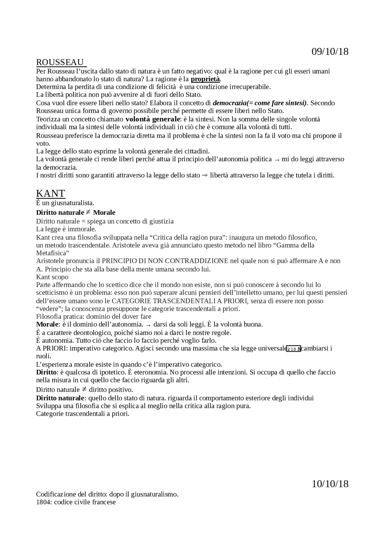 Lezioni Filosofia Prof. Antonino Rotolo Docsity