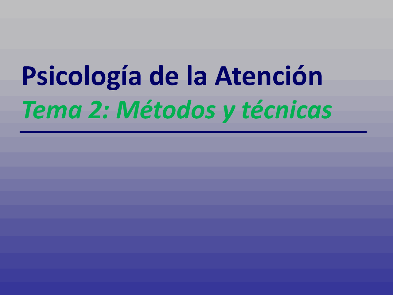 Tema 2 psicologia de la atención - Docsity