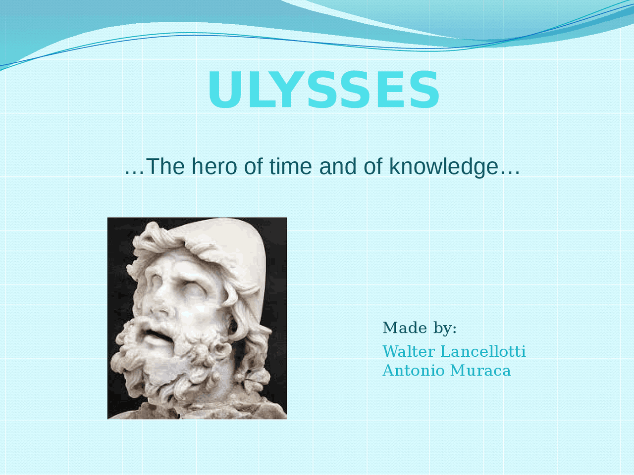 Storia di Ulisse riassunto Inglese - Docsity