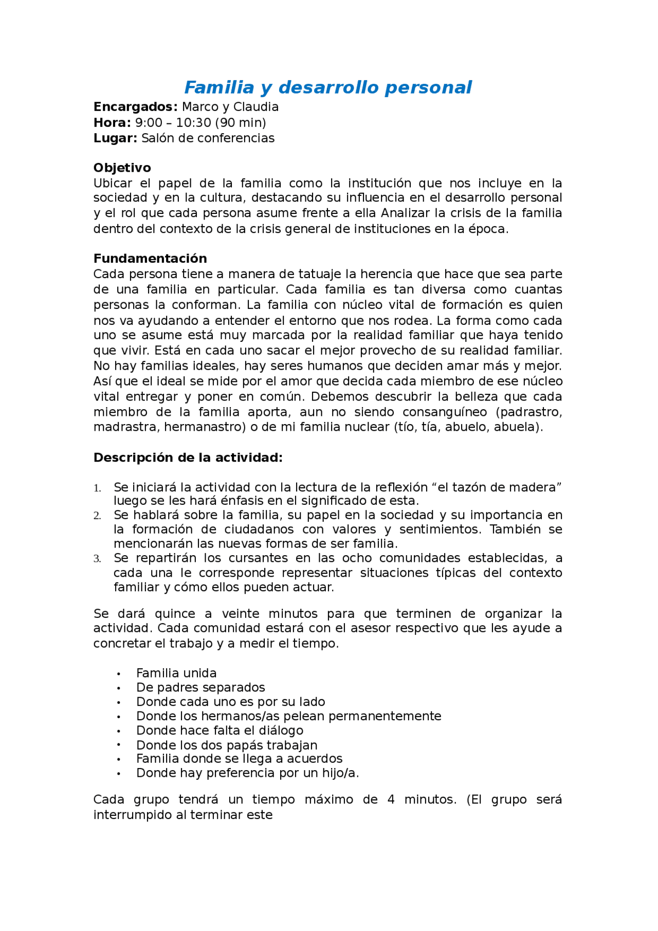 La Familia y su Papel en el Desarrollo Personal | Apuntes de Filosofía ...