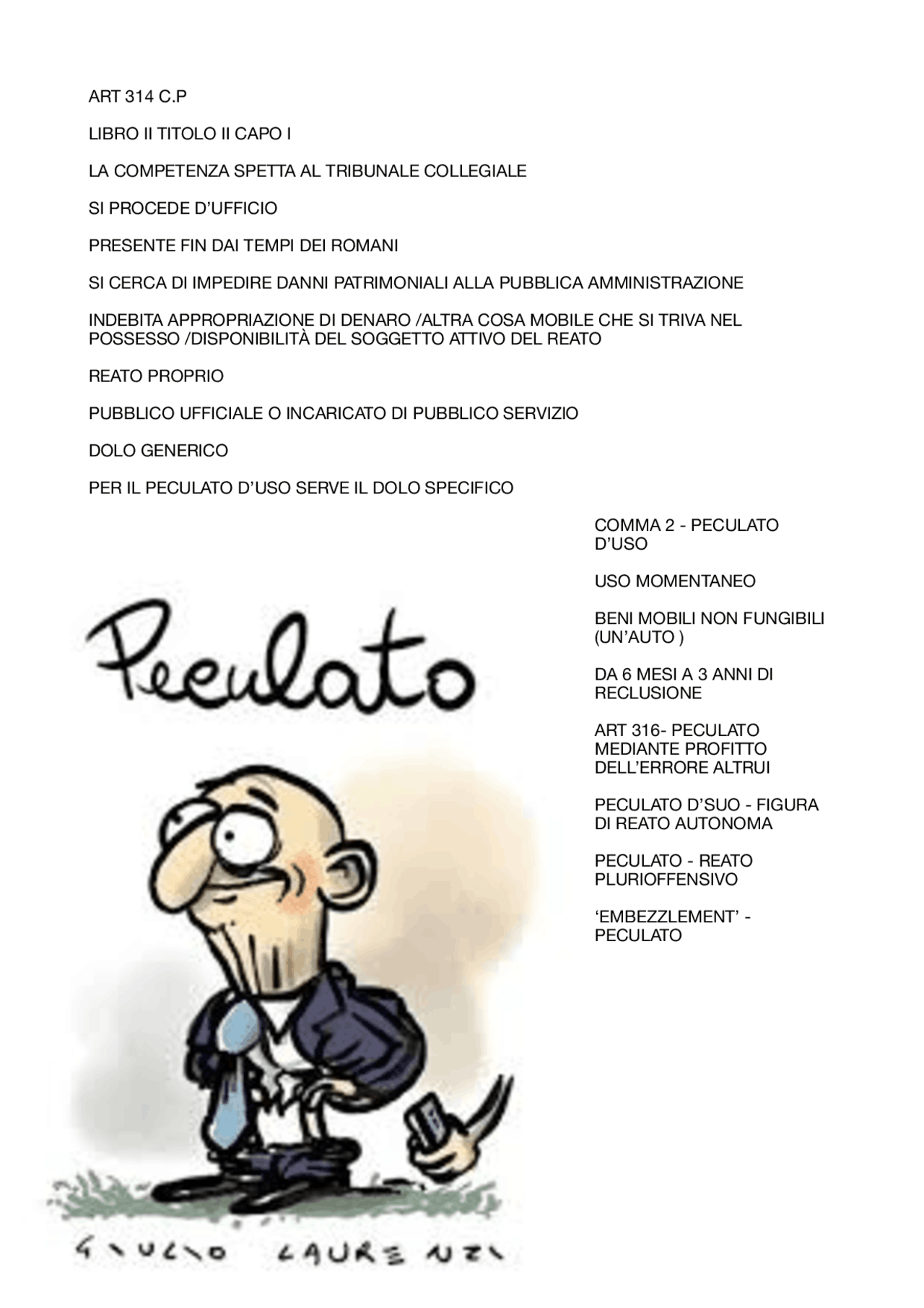 IL REATO DI PECULATO Docsity il-reato-di-peculato-docsity
