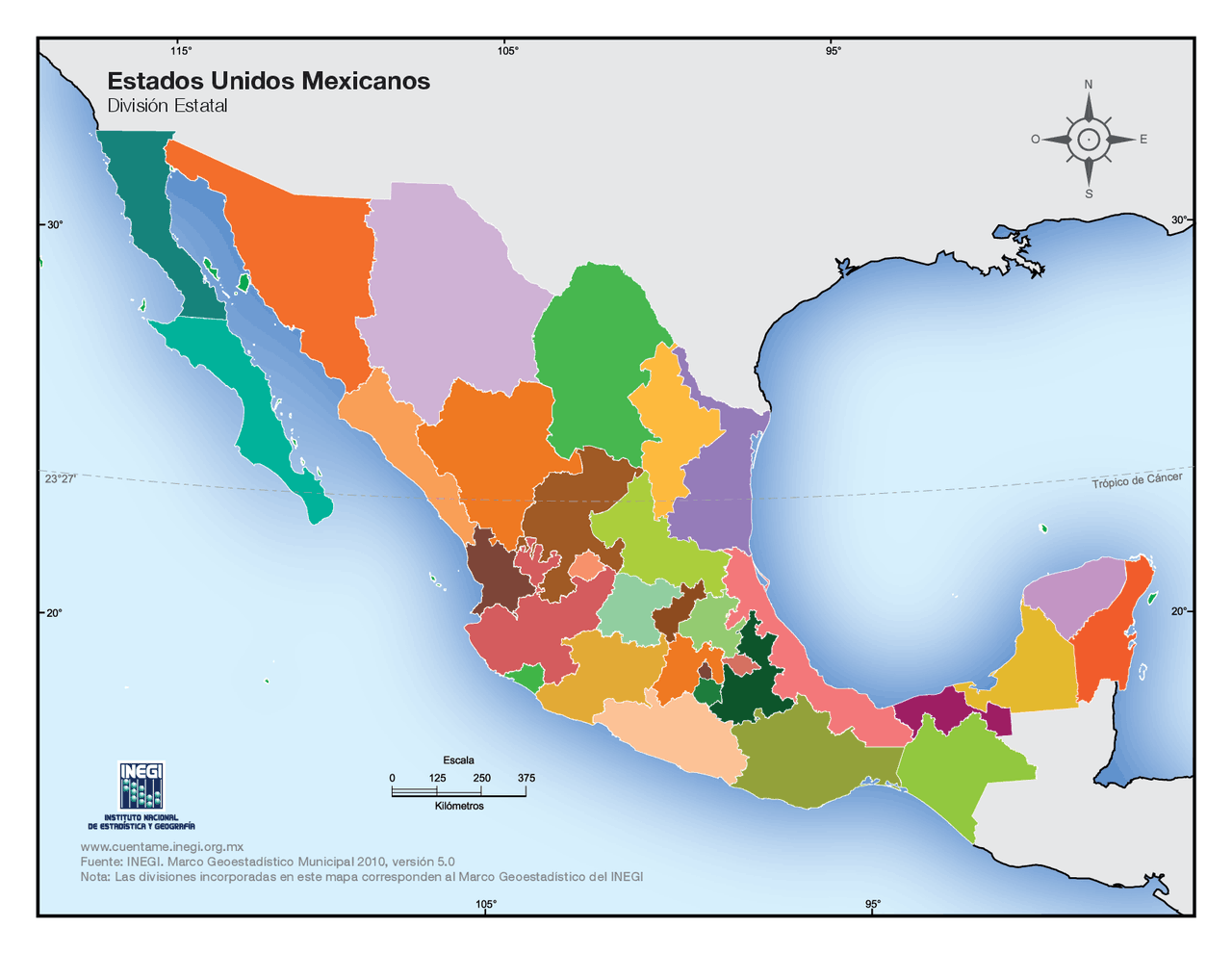 Mapa de mexico a color Docsity Mapa de mexico a color Docsity