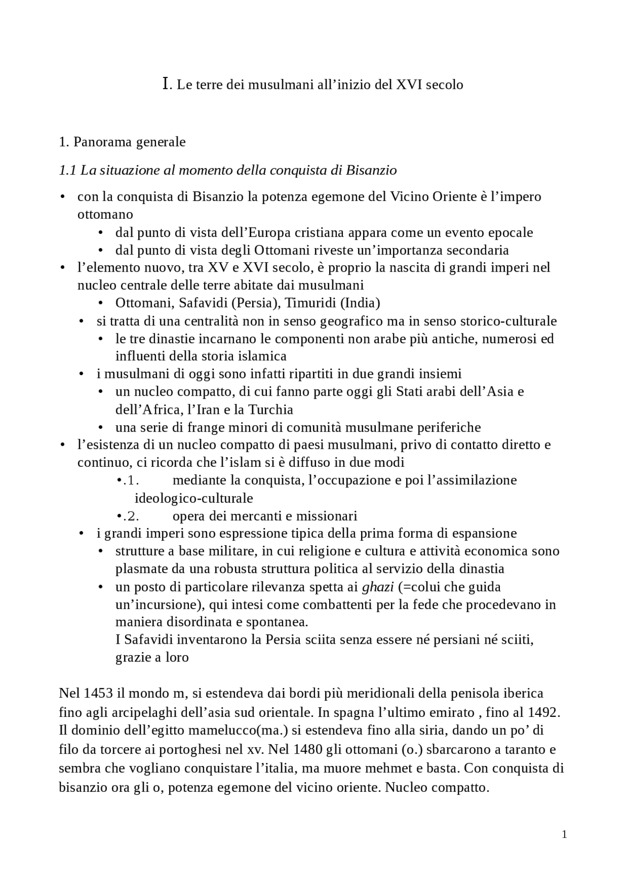 Il Mondo Islamico : Breve storia dal Cinquecento a oggi di Donini ...