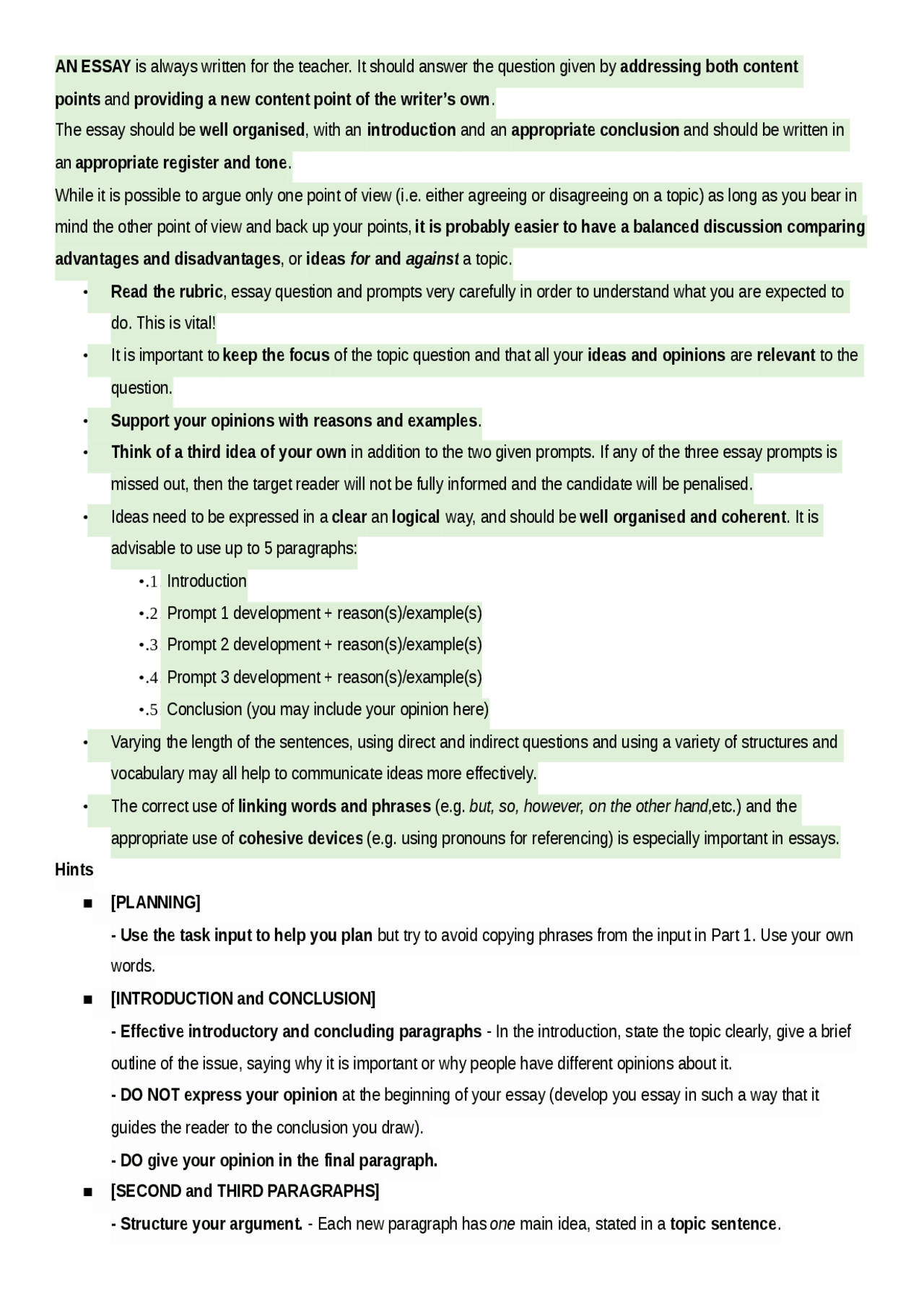Cliffs essay exam preparation guide picture