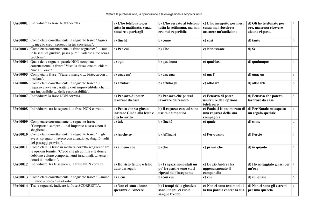 Domande di cultura generale - Docsity