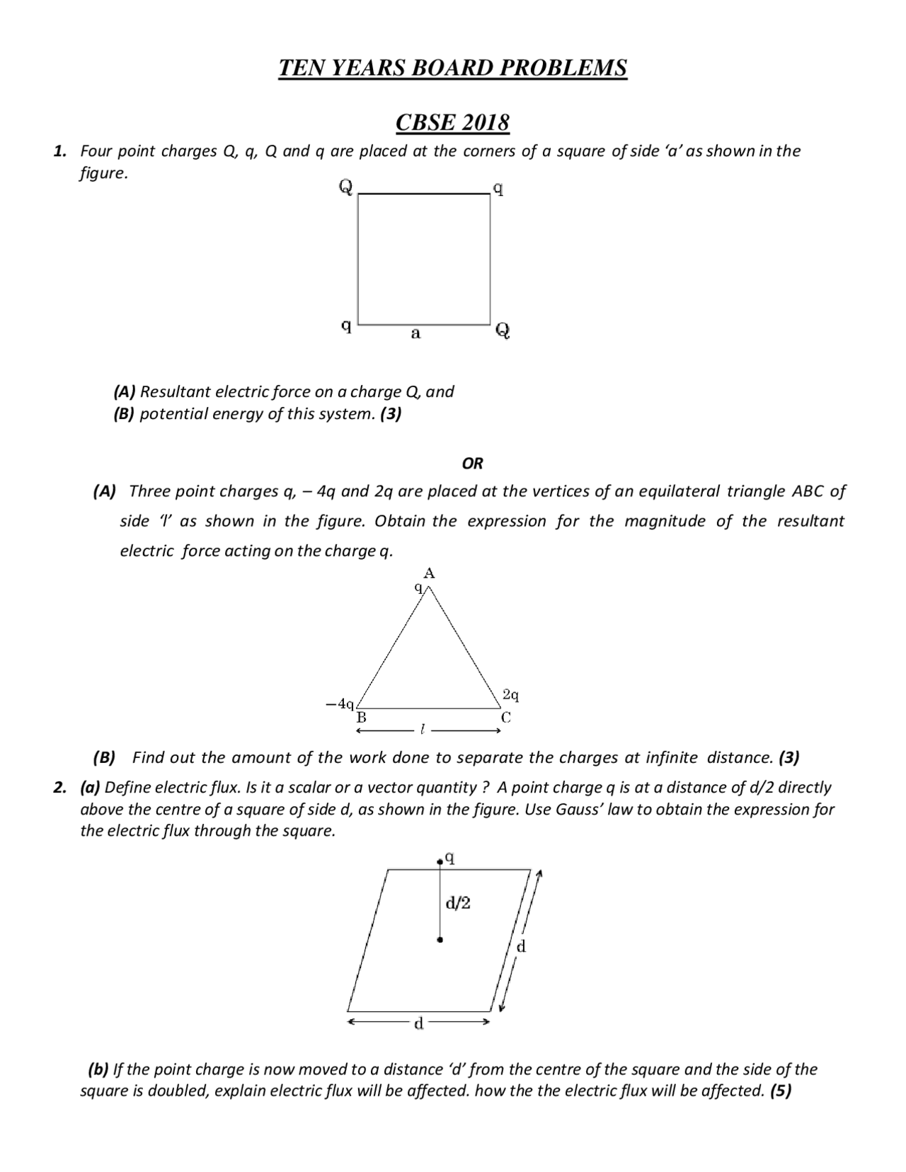 Electric Current Class 12 Docsity