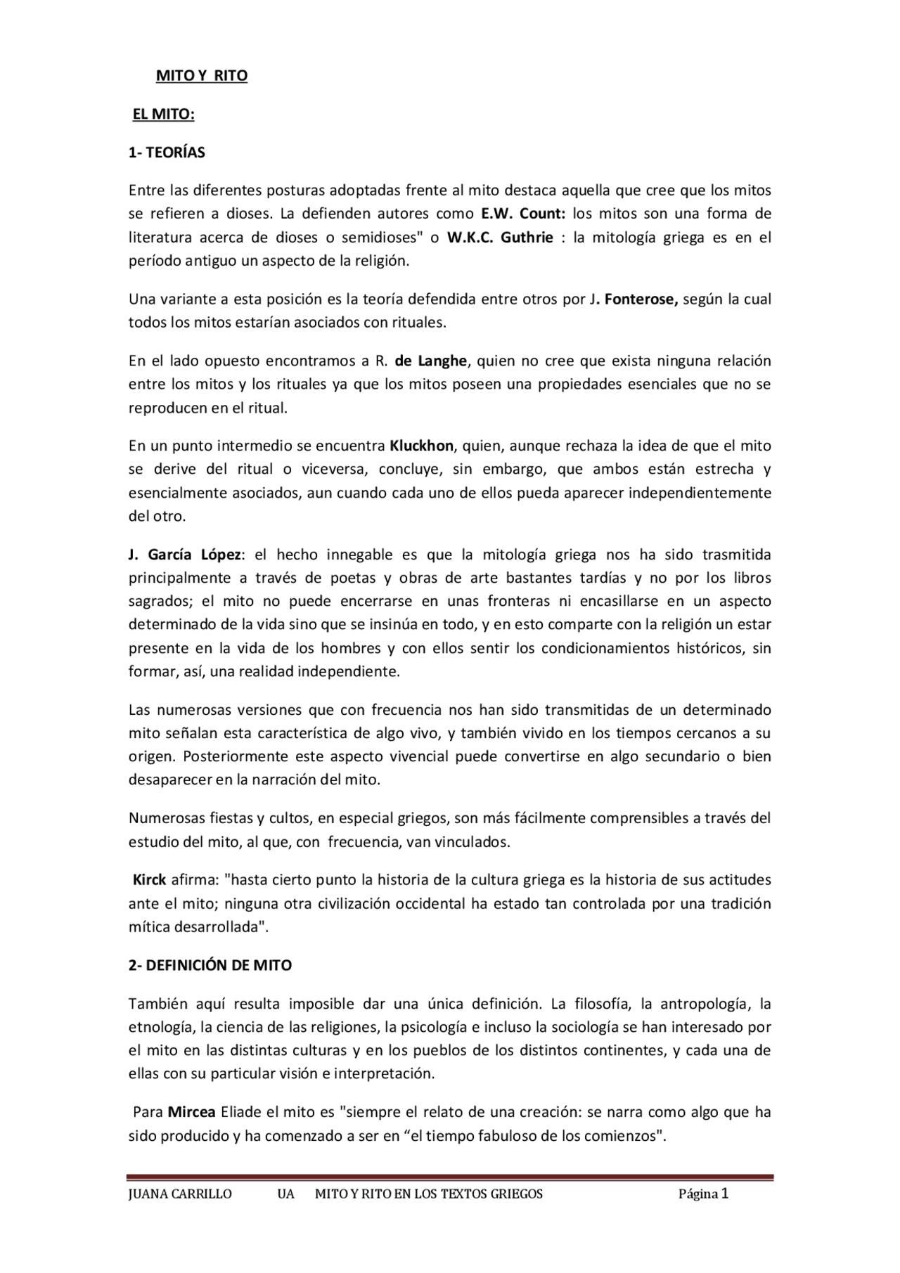 Resumen Del Libro Mitos Griegos Rincon Del Vago Mito y literatura en la Antigua Grecia. Universidad de Alicante - Docsity