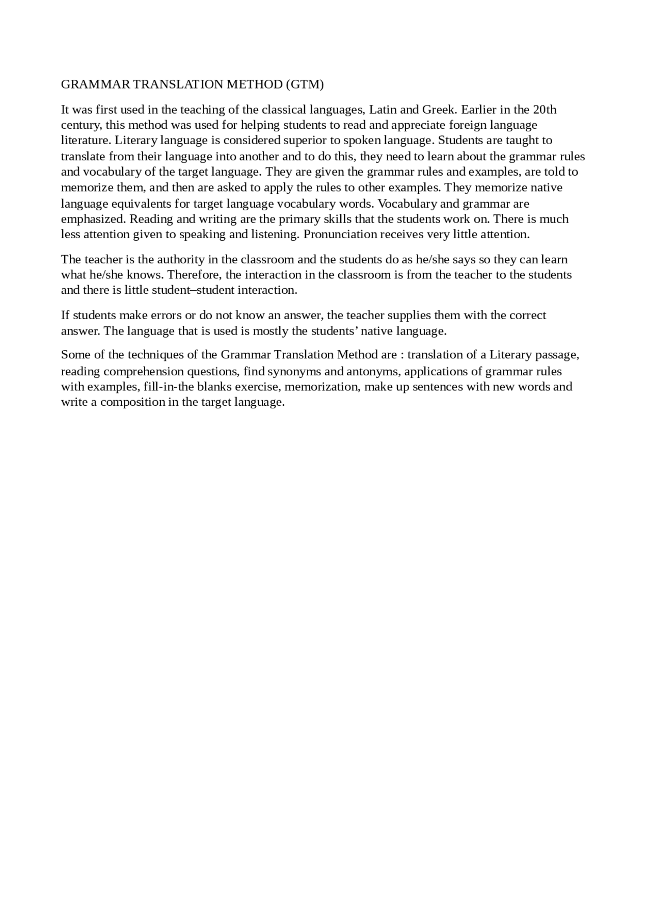 grammar-translation-method-docsity