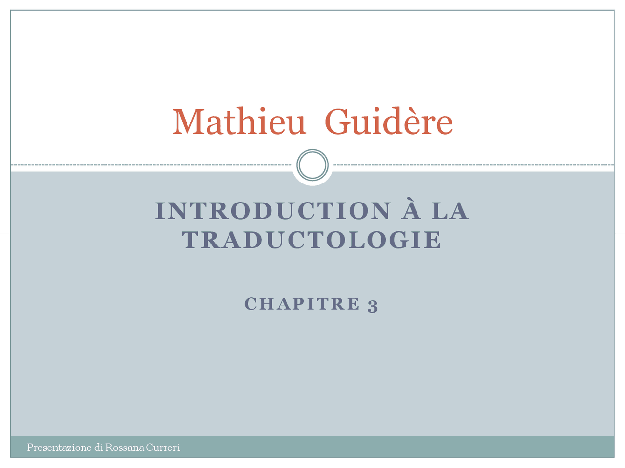 Slide Approches et modeles de la traduction - Docsity