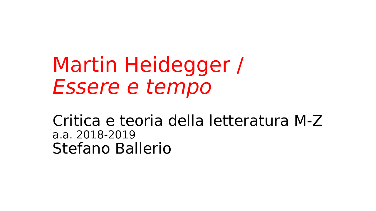 Critica E Teoria Della Letteratura Unimi