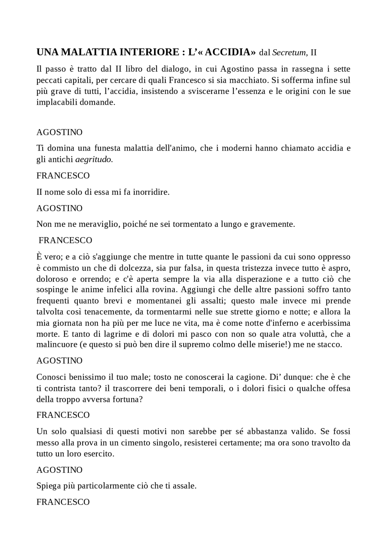 Analisi testo 