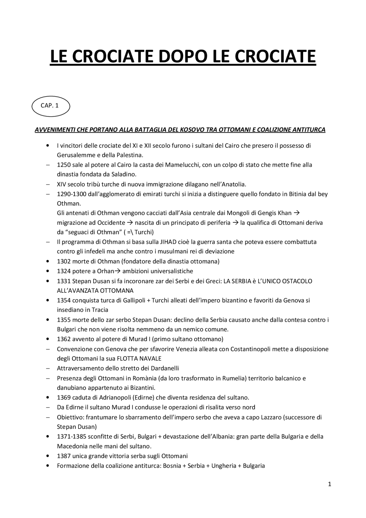 Riassunto de Riassunto de