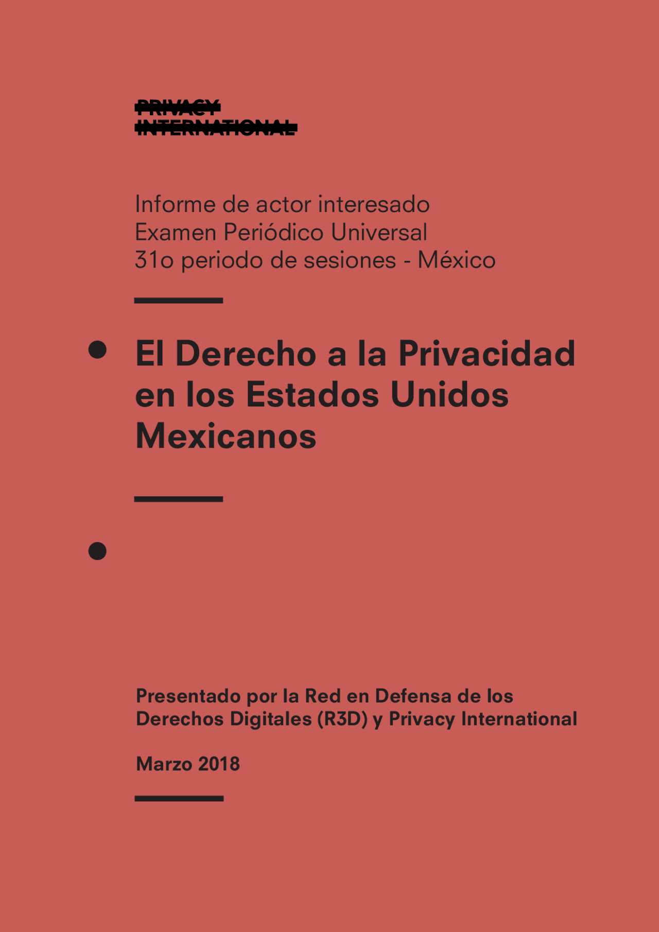 Derecho a la privacidad en los estados unidos mexicanos Docsity