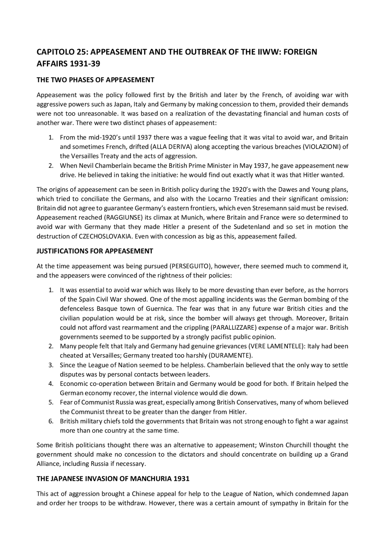 Cap 25 mast british history - Docsity
