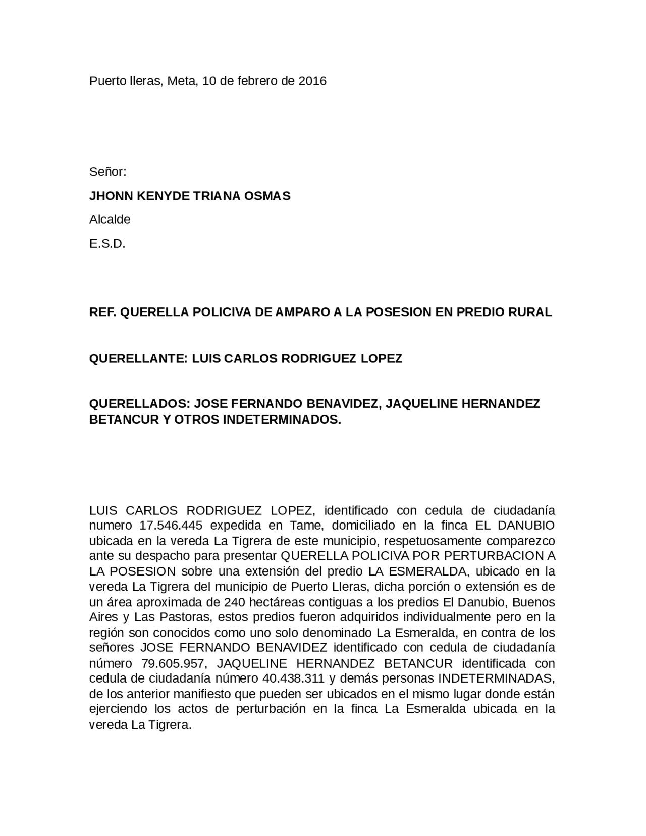 Modelo De Querella Policiva Docsity modelo-de-querella-policiva-docsity